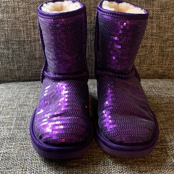 purple sequin uggs